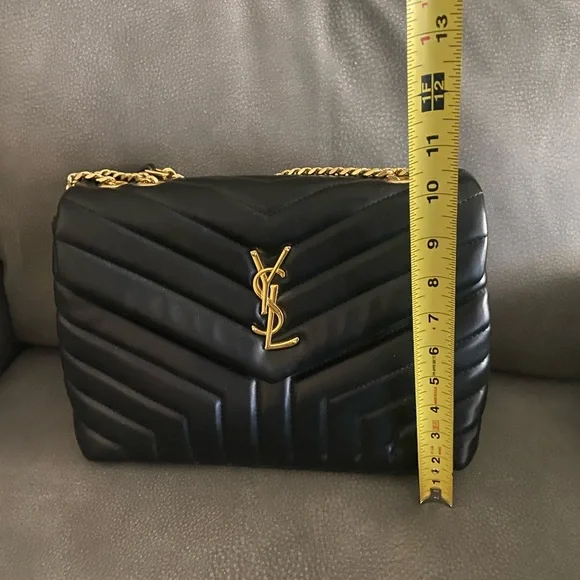 Black Quilted Leather Shoulder Bag - Picture 6 of 7